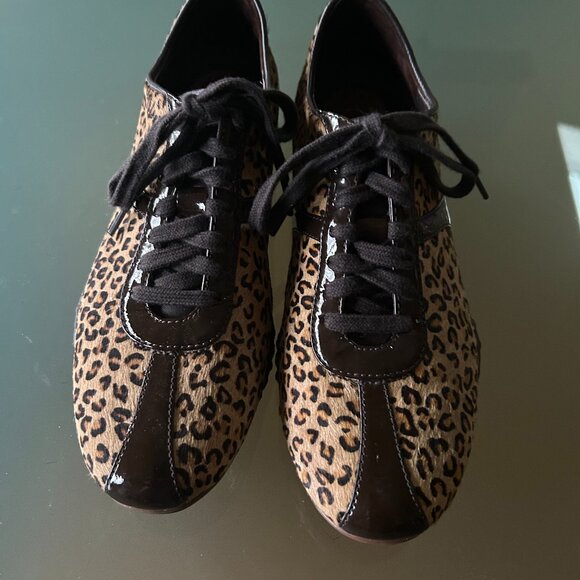 Cole Haan Air Bria HC Oxford - Leopard Print - Size 6AA (Narrow) - Picture 1 of 4